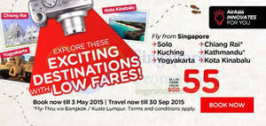 Featured image for (EXPIRED) Air Asia From $40 (all-in) Promo Fares 27 Apr – 3 May 2015