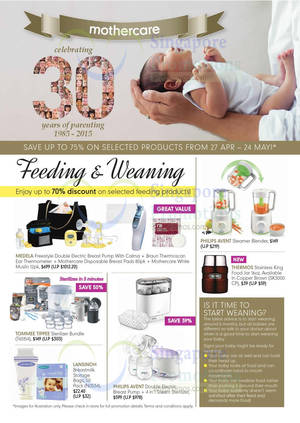 Featured image for Mothercare 30th Anniversary Promo 27 Apr – 24 May 2015