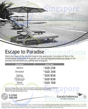 Featured image for (EXPIRED) Garuda Indonesia Airfare Offers 28 Apr – 28 May 2015