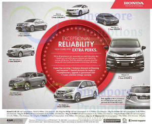 Featured image for Honda City, Civic, Accord, Jazz, CR-V & Odyssey Offers 4 Apr 2015