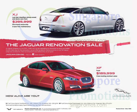 Jaguar XJ, XF 18 Apr 2015