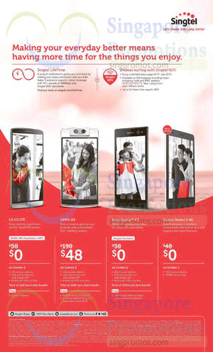 Featured image for (EXPIRED) Singtel Smartphones, Tablets, Broadband & TV Offers 18 – 24 Apr 2015