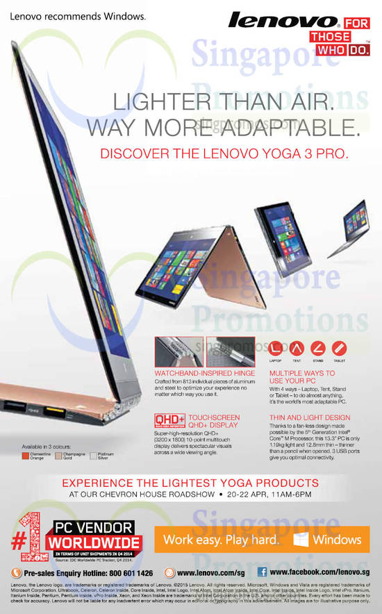 Lenovo Roadshow 17 Apr 2015