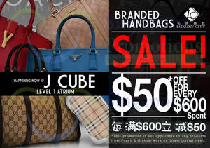 Featured image for (EXPIRED) Luxury City Branded Handbags Sale @ JCube 29 Apr – 3 May 2015