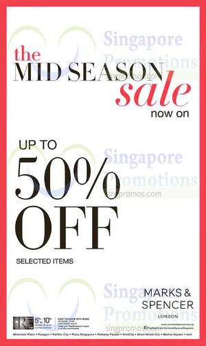 Featured image for (EXPIRED) Marks & Spencer Mid Season SALE 2 Apr 2015