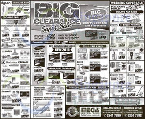 Featured image for Mega Discount Store TVs, Washers, Hobs & Other Appliances Offers 25 Apr 2015