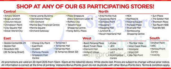 Participating Stores