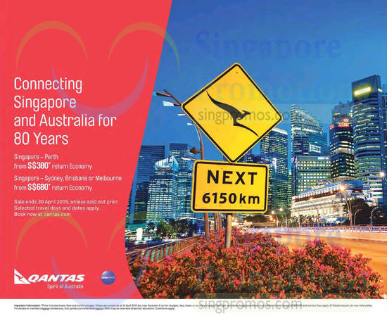 Qantas 18 Apr 2015