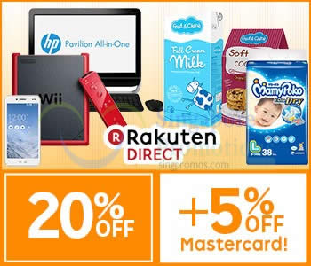 Rakuten Direct 25% OFF 1-Day Shopwide Coupon Code 14 Apr 2015