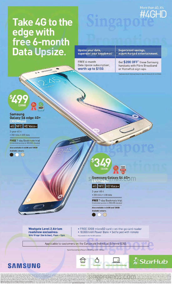 Samsung Galaxy S6, S6 Edge, Westgate Roadshow