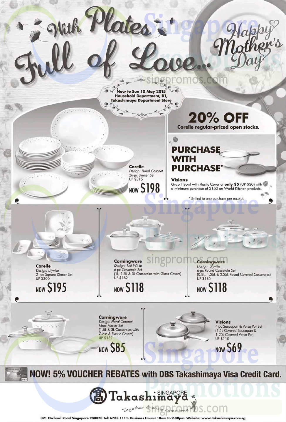 Meyer Cookware Offers @ Takashimaya D.S. 30 Apr – 12 May 2015