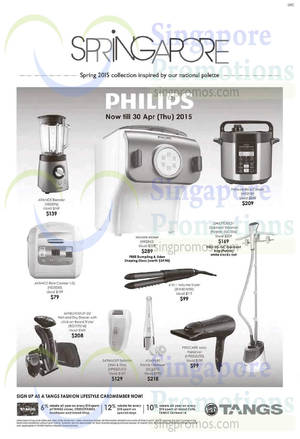 Featured image for (EXPIRED) Philips Kitchen Appliances Offers @ Tangs 2 – 30 Apr 2015