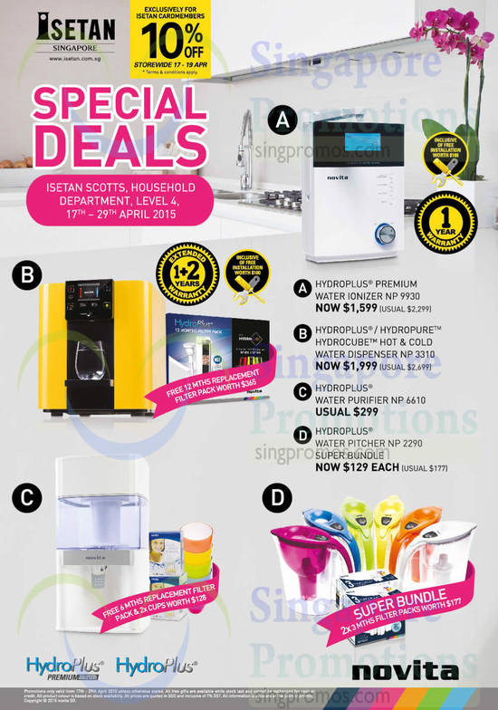 Water Ionizer, Dispenser, Purifier, Pitcher