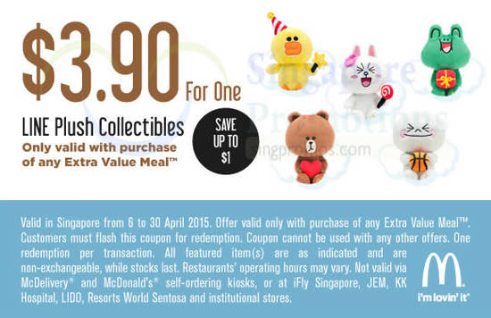 (With Purchase of EVM) 3.90 Line Plush Collectibles