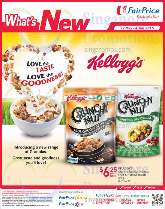 22 May Kelloggs Crunchy Nut Oat Granola