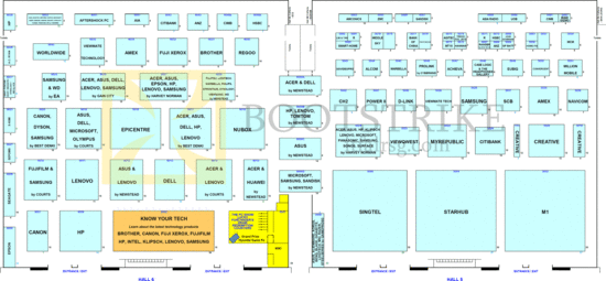 31 May PC SHOW 2015 Map Floor Plan Full, Hall 5, Hall 6, PC SHOW 2015