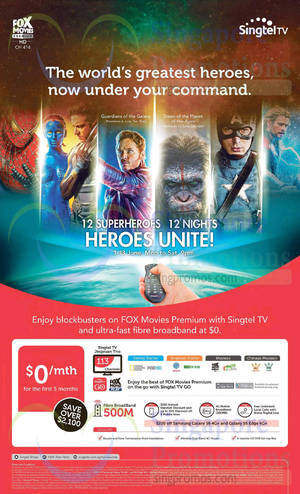 Featured image for (EXPIRED) Singtel Broadband, Mobile & TV Offers 16 – 22 May 2015