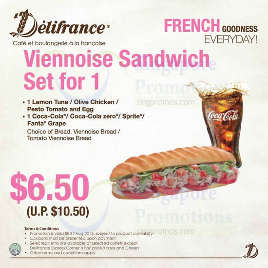 6.50 Viennoise Sandwich Set