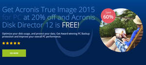 Featured image for (EXPIRED) Acronis Buy True Image & Get Disk Director FREE Promo 22 – 28 May 2015