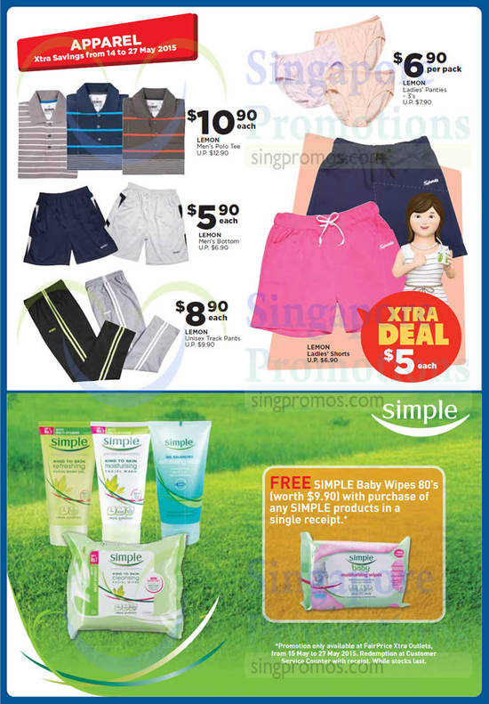 Apparel, Lemon, Simple Baby Wipes