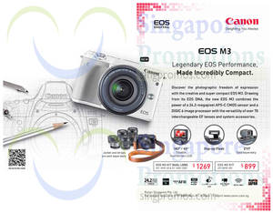 Featured image for Canon EOS M3 Digital Camera 21 May 2015
