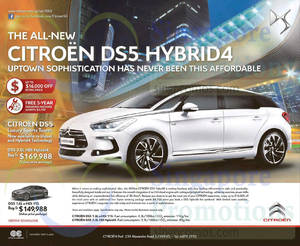 Featured image for Citroen DS5 Hybrid4 Offer 9 May 2015