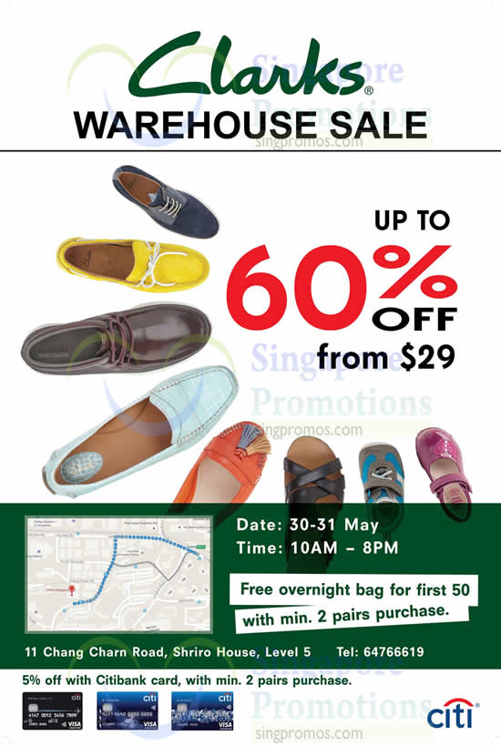 clarks warehouse sale