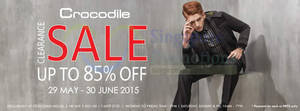 Featured image for (EXPIRED) Crocodile Clearance Sale 29 May – 30 Jun 2015