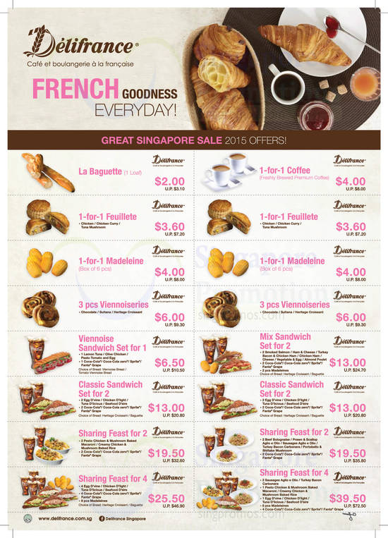 Delifrance Coupons Front Page