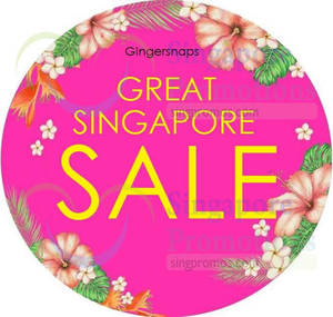 Featured image for (EXPIRED) Gingersnaps 15% Off Great Singapore Sale Promotion 16 May 2015