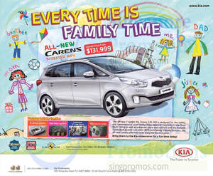 Featured image for KIA Carens 7-Seater MPV Offer 9 May 2015