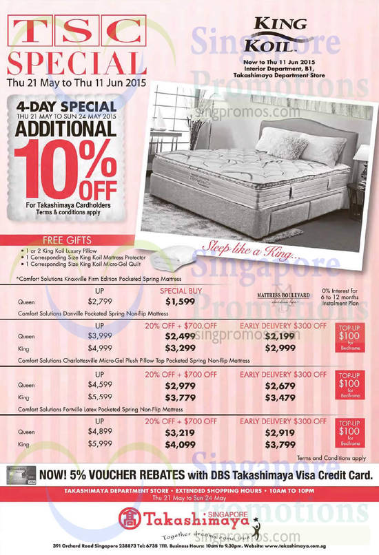 King Koil Comfort Solutions Mattresses, Knoxville Firm Edition, Danville, Charlottesville Micro Gel, Fortville