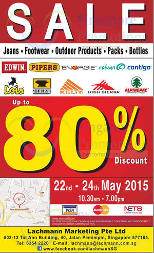 Featured image for (EXPIRED) Lachmann Marketing Up to 80% Off Sale 22 – 24 May 2015