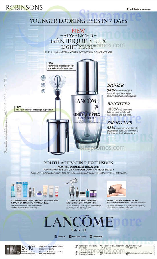 Lancome Advanced Genifique Yeux Eye Illuminator 14 May 2015