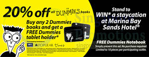 Featured image for Dummies 20% OFF For Dummies Books Promotion 2 – 31 May 2015