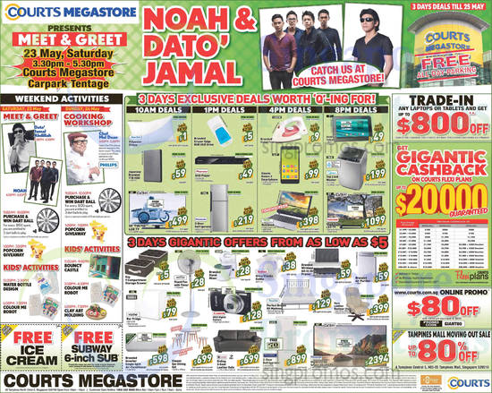 Megastore Weekend Activities, 3 Days Deals, Trade In Laptops, Home Appliances, Fridges, Mattress, Sofa, TVs, Notebooks