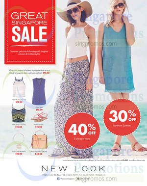 Featured image for New Look Great Singapore Sale Promotion 22 May 2015
