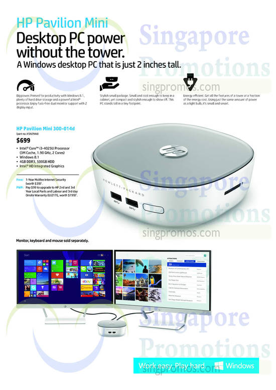 Pavilion Mini 300 Desktop PC