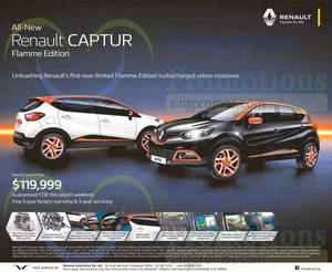 Featured image for Renault Captur Flamme Edition Offer 16 May 2015