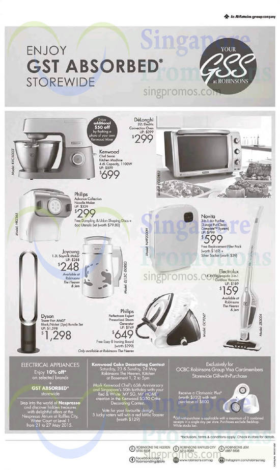 Robinsons Home Appliances 21 May 2015