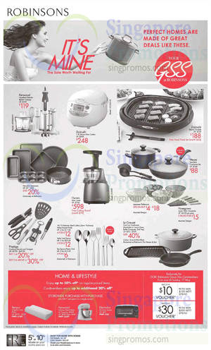 Featured image for Robinsons Kitchen Appliances & Cookware Offers 15 May 2015
