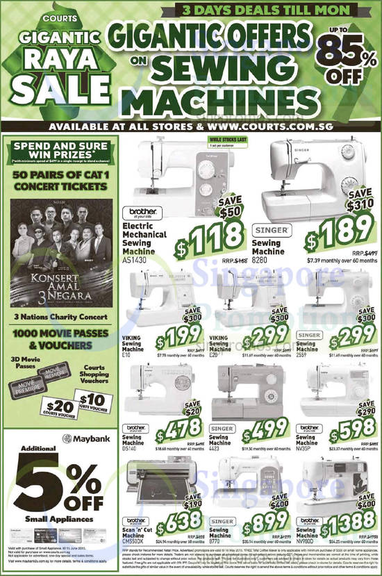 Sewing Machines, Scan n Cut Machine, Brother, Singer, Viking