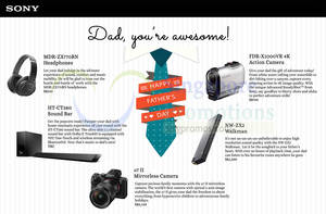 Featured image for Sony’s Father’s Day Gift Guide 13 May 2015