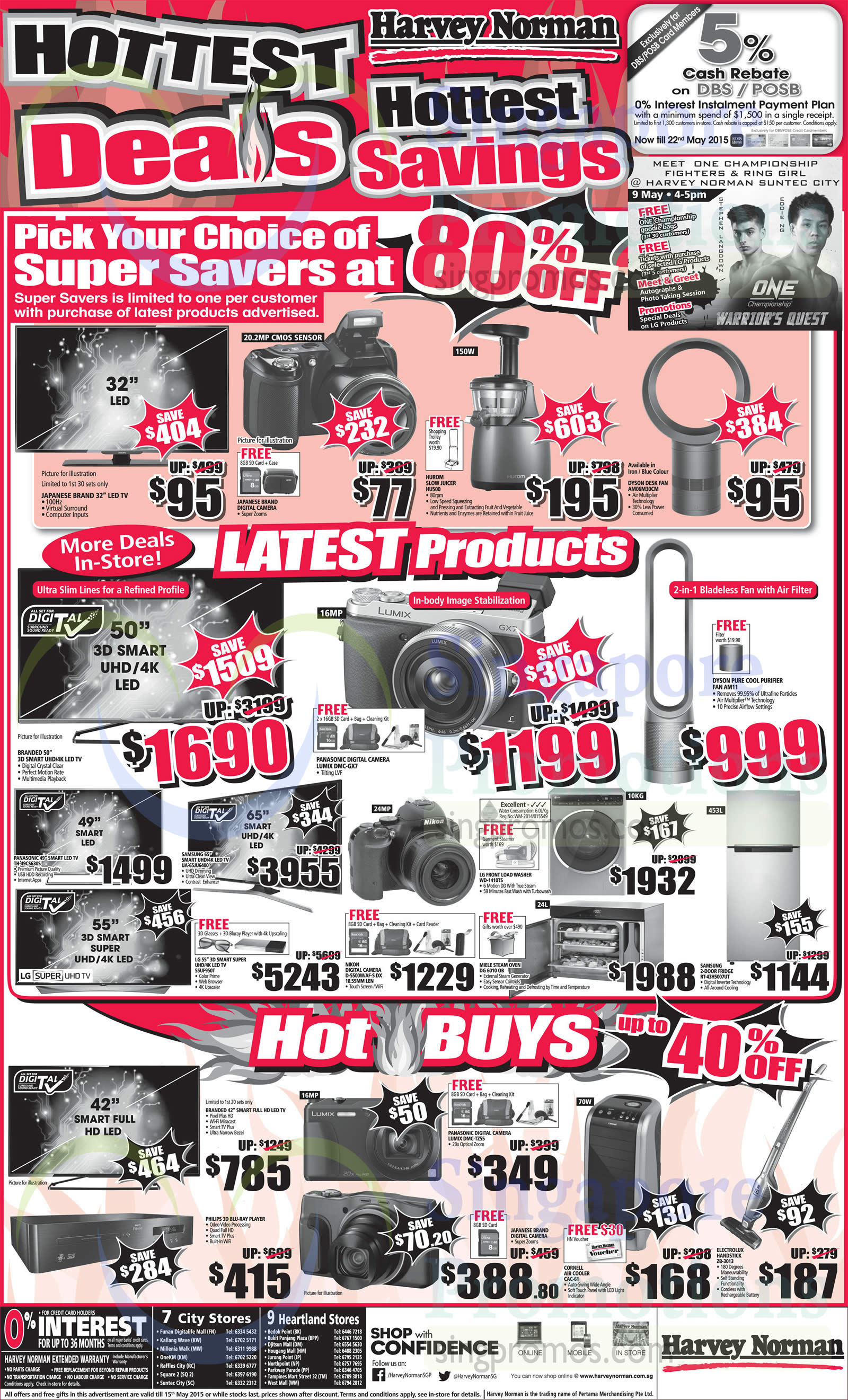 Featured image for Harvey Norman Electronics, IT, Appliances & Other Offers 9 - 15 May 2015