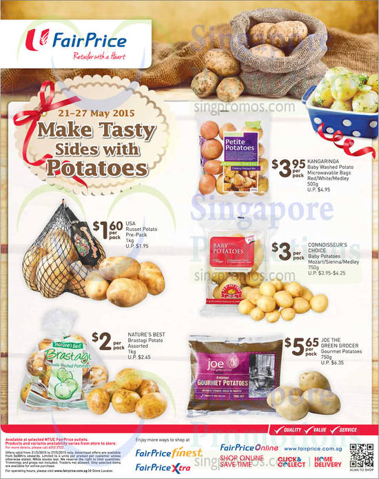 (Till 27 May) Potatoes Baby, Washed, Russet, Brastagi, Gourmet