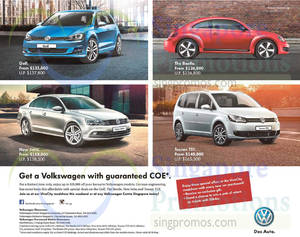 Featured image for Volkswagen Golf, The Beetle, New Jetta & Touran TDI Offers 8 May 2015