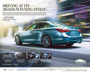 Featured image for Wearnes Infiniti Q50 Offer 16 May 2015
