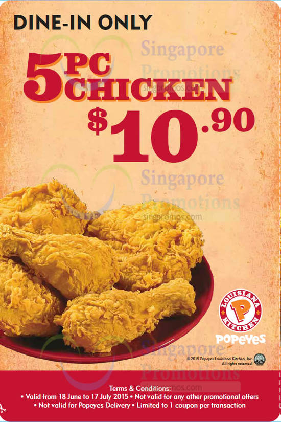 10.90 5pcs Chicken