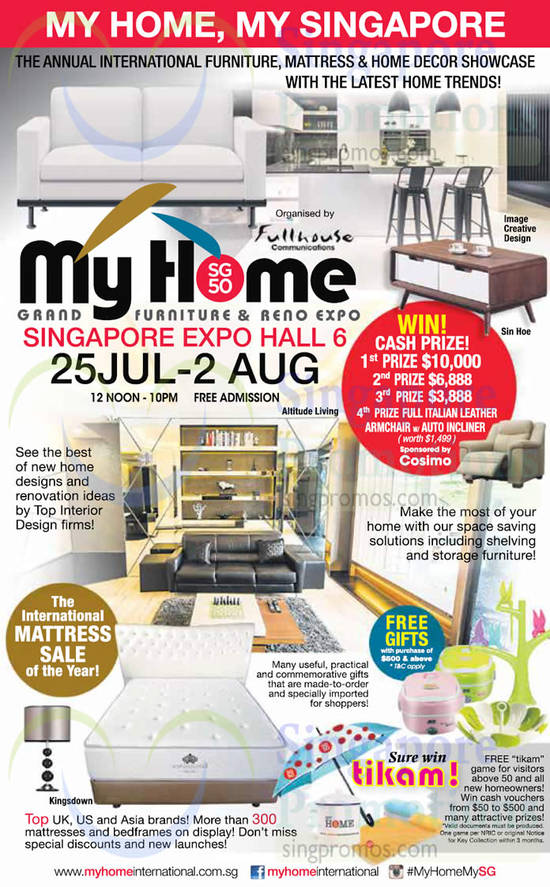 24 Jul Free Gifts, Mattresses on Sale, Lucky Draw