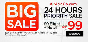 Featured image for (EXPIRED) Air Asia Go Book a Hotel & Get $0 Flight 21 – 28 Jun 2015